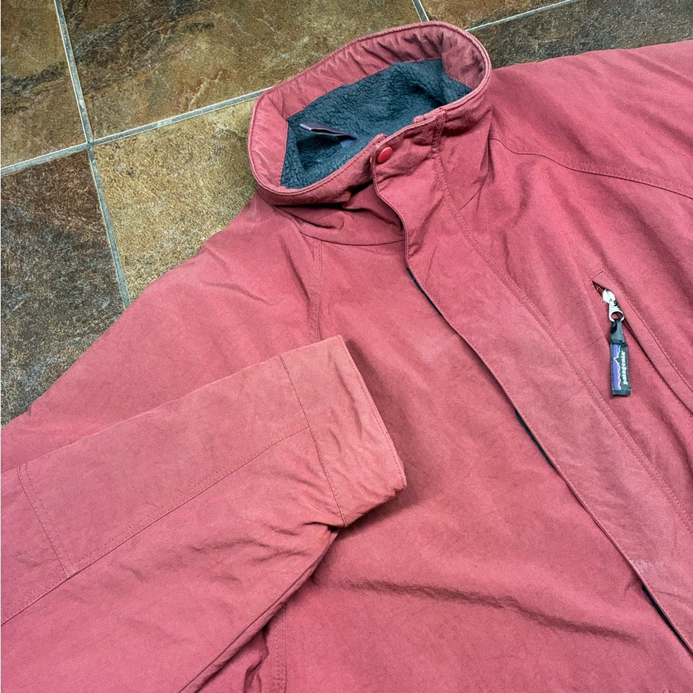 Vtg 90s Patagonia Shelled Synchilla Jacket Mens M Fleece Lined